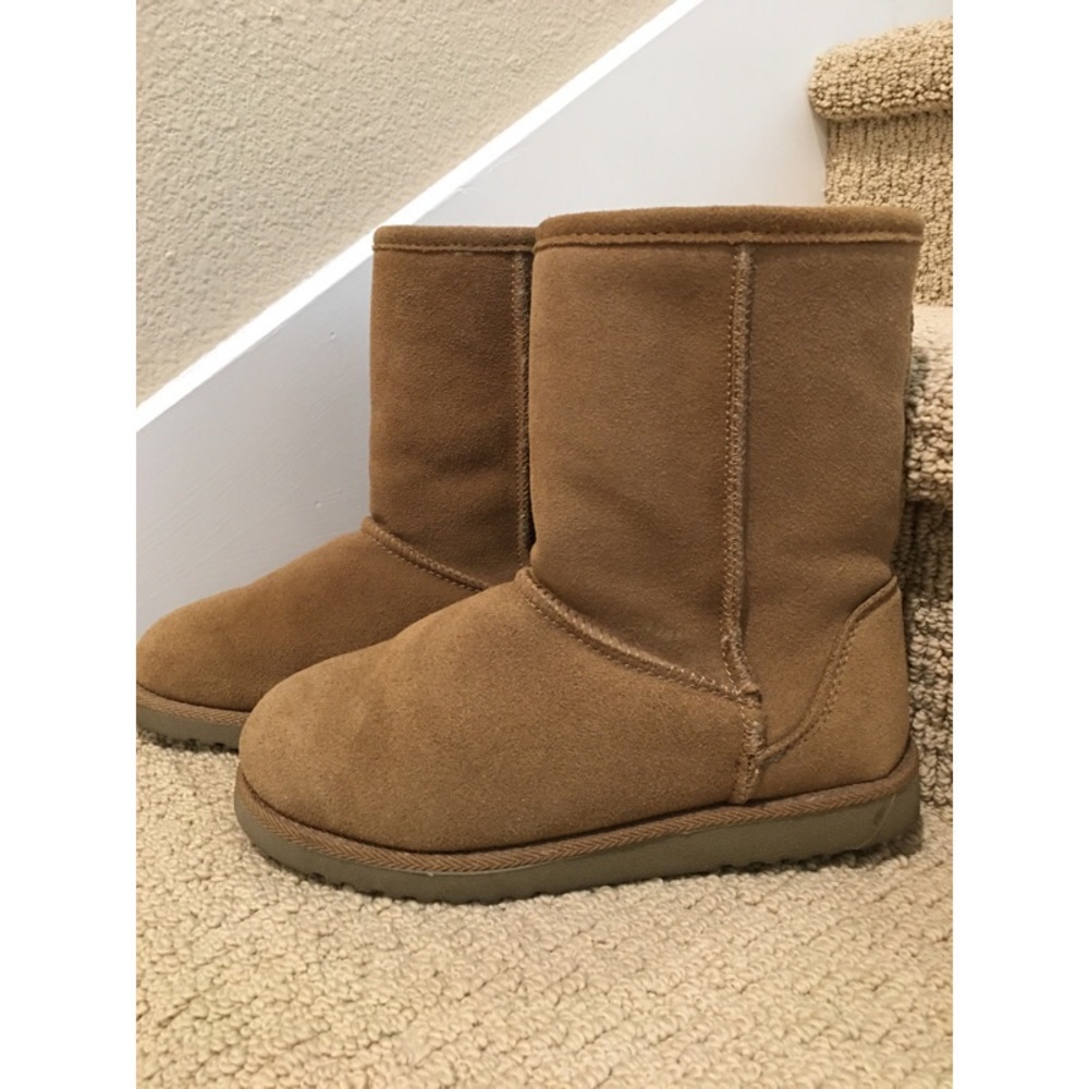 🌻🌼 👢 Awesome, faux fur-lined Ugg-imitation booties. Cute, comfy & warm. 🥾